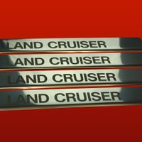 Listwa progowa TOYOTA LAND CRUISER 200 Stal nierdzewna 304 połysk 4szt