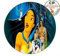 Opłatek na tort Pocahontas