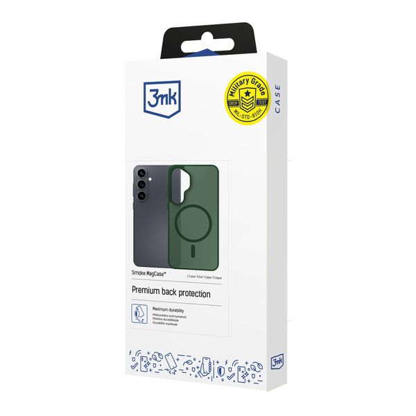 apple iphone 17 - 3mk smoke magcase green zdjęcie 1