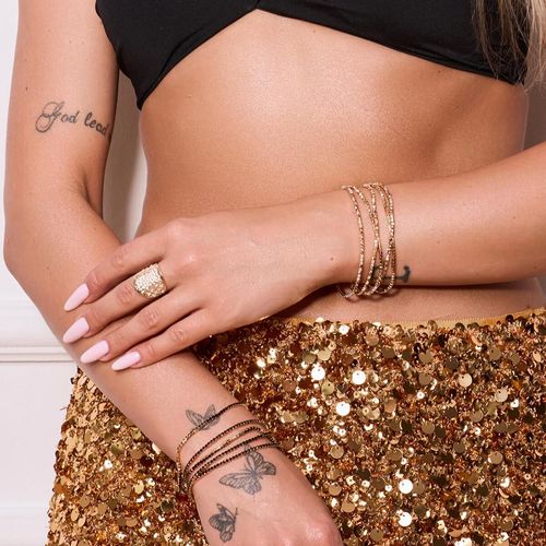 złoty piękny ażurowy pierścionek z cyrkoniami 12 na Arena.pl