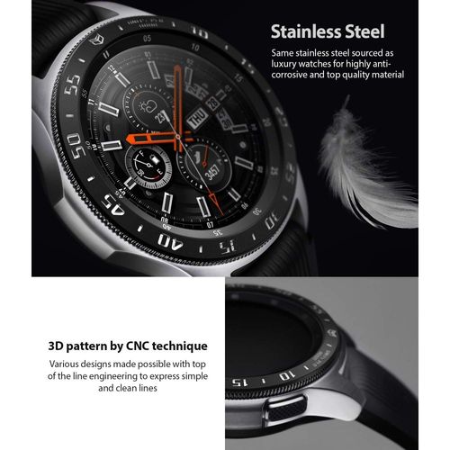RINGKE BEZEL STYLING GALAXY WATCH 46MM STAINLESS BLACK na Arena.pl