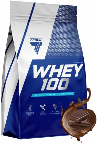 PYSZNE BIAŁKO WPC Trec Whey 100 700g PROTEINY NA MASĘ MIĘŚNIE DO TRENINGU na Arena.pl