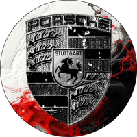 Opłatek na tort Urodziny Porsche Samochód Auto Logo Fura Bryka 18 30 40 50