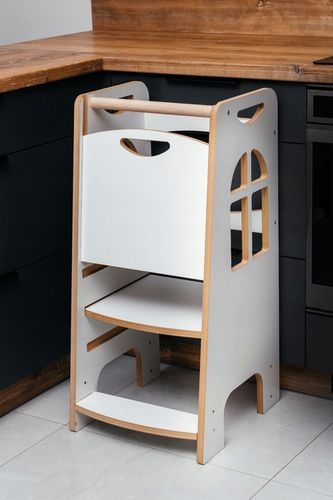 Kitchen Helper - Tower Step Montessori - Pomocnik Kuchenny bezpieczny na Arena.pl