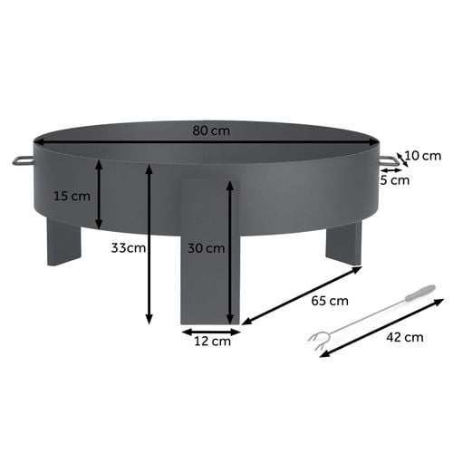 Palenisko ogrodowe 80 cm Berdsen BD-883 na Arena.pl