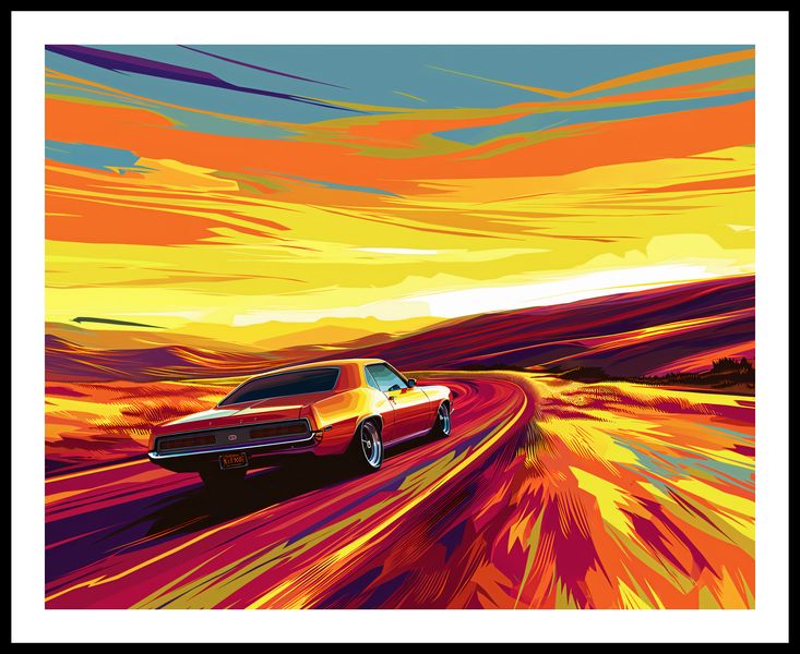 Plakat 76x60,5cm Pędź Przed Siebie zdjęcie 3