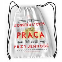 Plecak Dla Konserwatora Sportowy Szkolny Worek Z Nadrukiem Ze Zdjęciem