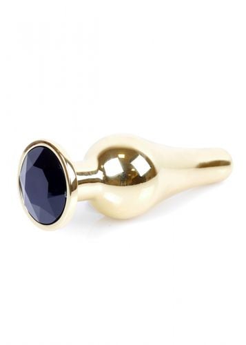 plug jewellery gold butt plug  black na Arena.pl