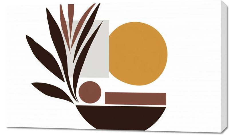 Obraz 100x60cm Stylizacja Roślin zdjęcie 1