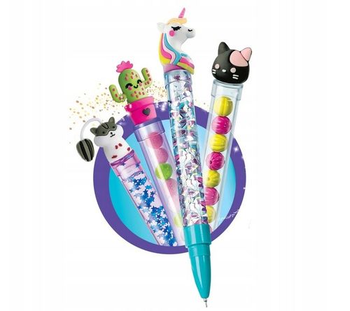 Clementoni Zestaw Kreatywny Idea Art Fabryka Brokatowych Długopisów na Arena.pl