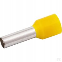 Końcówka Przewodu Tulejkowa, Izolowana Żółta 6.0mm