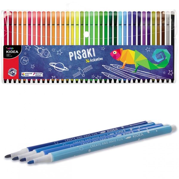 PISAKI W ETUI 36 KOL KIDEA zdjęcie 2