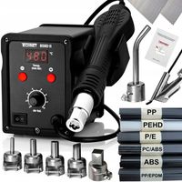 Spawarka do plastiku ZGRZEWARKA 6x DYSZA 6x PLASTIK 2x SIATKA BUT HQ