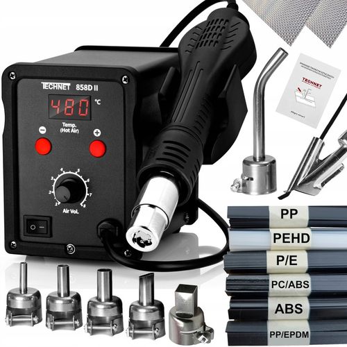 Spawarka do plastiku ZGRZEWARKA 6x DYSZA 6x PLASTIK 2x SIATKA BUT HQ na Arena.pl