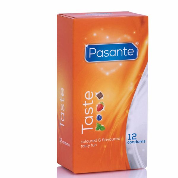 Pasante Flavours/Taste Condoms 12 Psc zdjęcie 1