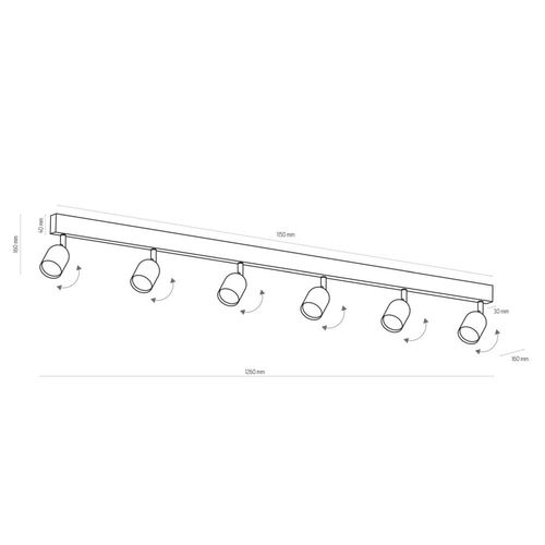 lampa sufitowa top 1019 tk lighting na Arena.pl