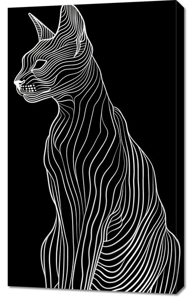 Obraz 60x100cm Minimalny Kontur zdjęcie 1