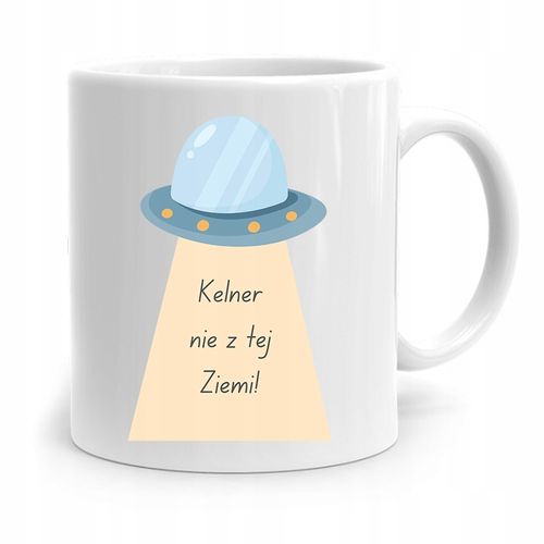 Dla Kelnera Kubek Na Prezent Nie Z Tej Ziemi Z Nadrukiem Ze Zdjęciem na Arena.pl