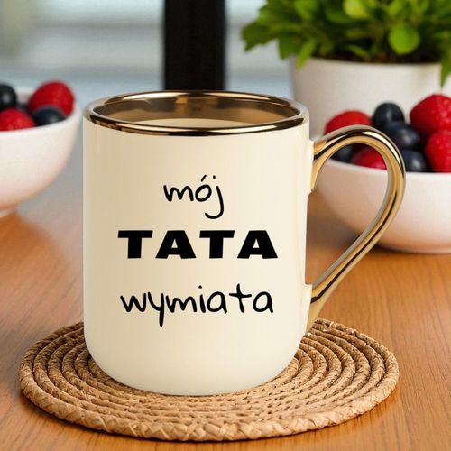 Kubek PREMIUM oryginalny prezent dla TATY TEŚCIA upominek Tata na Arena.pl