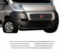 FIAT DUCATO - LISTWY CHROMOWANE CHROM na GRILL