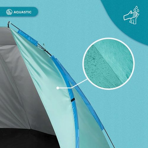 Namiot plażowy AQUASTIC Concielo turkusowy OS UPF 50+ Ochrona przed słońcem na Arena.pl