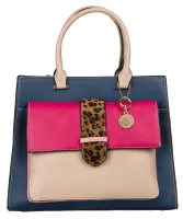 kuferek damski multicolor z paskiem na ramię