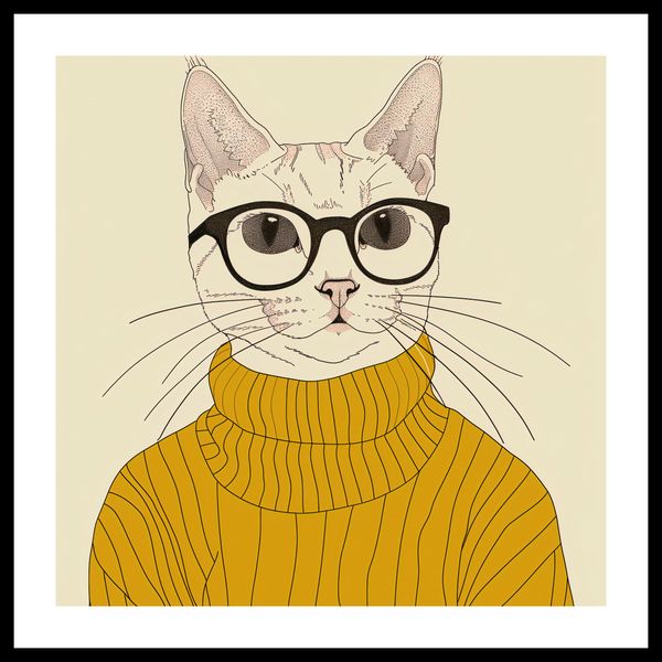 Plakat 40x40cm Intelektualista zdjęcie 3