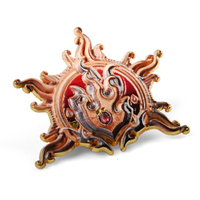 Sorcerer Class Badge | 10 cm | Metal | Przypinka | Baldur’s Gate 3