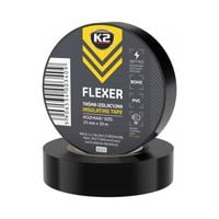 K2 Flexer czarna taśma izolacyjna elastyczna 15 mm x 10 m