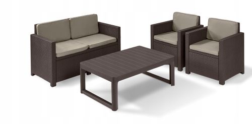 Keter Stół Stolik Ogrodowy Regulowany 2W1 Brązowy na Arena.pl