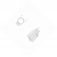 Ładowarka sieciowa GaN 45W dwa USB-C z kabelem do Samsung Galaxy A34 5G