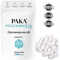 PSYCHOBIOTYK PROBIOTYKI HARMONIA MYŚLI 50mld CFU kapsułki DRCAPS pakanatury