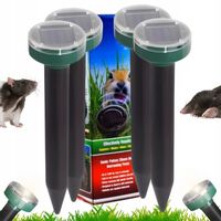 4x SILNY ODSTRASZACZ SOLARNY KRETÓW NORNIC GRYZONI NA KRETY NORNICE MYSZY