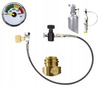 Przetoczka Adapter do Sodastream Philips Brita Dafi Butla CO2 8I z Syfonem