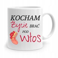 Kubek Dla Fryzjera Barbera Kocham Brać Pod Włos Z Nadrukiem Ze Zdjęciem