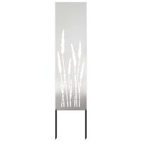 Ekran zapewniający prywatność w ogrodzie Srebrny 32 x 140 cm