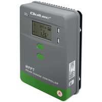 Qoltec regulator MPPT 10A 12/24V LCD USB