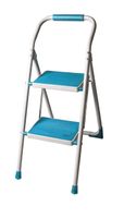 Drabina składana domowa drabinka 2 stopniowa z półką do 150 kg uniwersalna