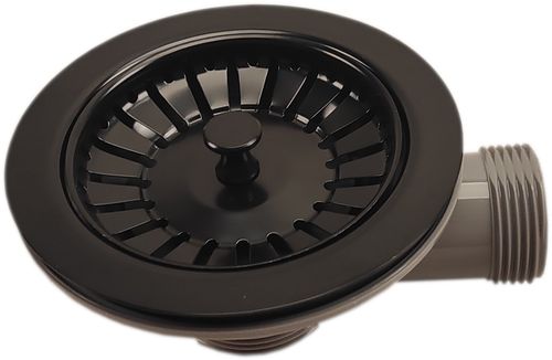 Zlewozmywak jednokomorowy z ociekaczem ARAGON grafit z lewym ociekaczem + bateria LUNA na Arena.pl