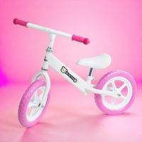 Rowerek biegowy 12 cali biały jeździk dla dziecka na prezent