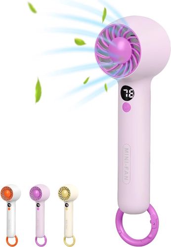 mini wentylator kieszonkowy wiatraczek fiolet na Arena.pl