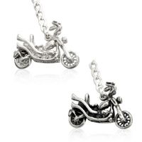 SREBRNY BRELOK DO KLUCZY MOTOR PRÓBA SREBRA 925