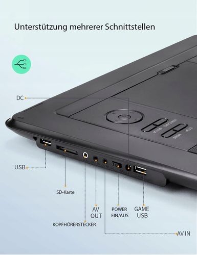 Przenośny odtwarzacz DVD YOTON YD155 na Arena.pl