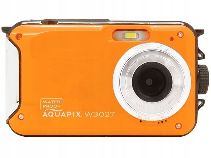 Aparat EASYPIX Aquapix W3027-O Wave Pomarańczowy zdjęcie 1