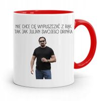 Kubek Czerwony Dla Dziewczyny Nie Chce Wypuszczać Z Nadrukiem Ze Zdjęciem