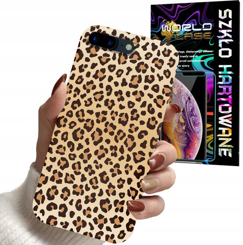 ETUI CASE DO IPHONE 7 8 PLUS - PANTERKA WZORKI MODNE WZORY DLA KOBI + SZKŁO na Arena.pl