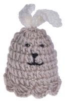 Zajączek na jajko beż w sweterku