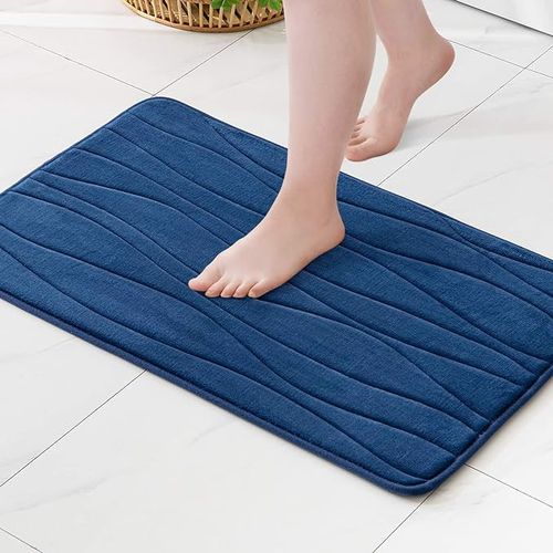 Dywanik łazienkowy 50x80cm granat memory na Arena.pl