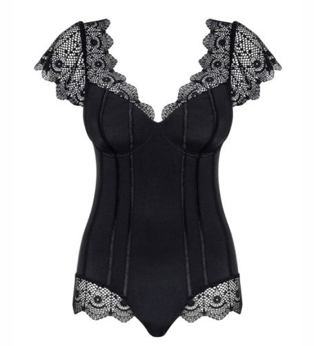 Czarne koronkowe body S/M na Arena.pl
