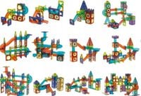 KLOCKI MAGNETYCZNE ŚWIĘCĄCE TOR KULKOWY KLOCKI KONSTRUKCYJNE KULODROM 110EL